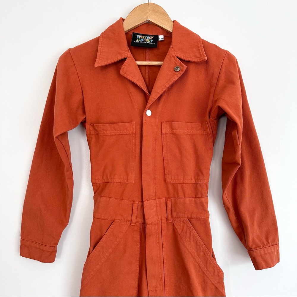 Big Bud Press Everyday Jumpsuit Burnt Orange - Picture 6 of 15